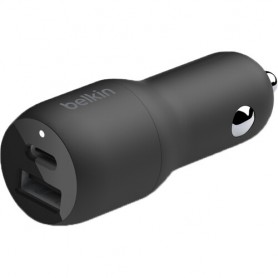 Belkin CCB004BT1MBK-B6 37W USB PD Car Charger with PPS BK with PVC C-C 1M