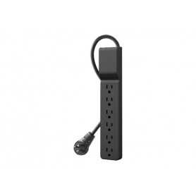 Belkin BSE600-06BLK-3P 6 Outlet Surge Protector with 6ft Power Cord - 3 pack - 600 Joules