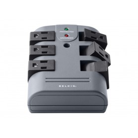 Belkin BP106000-5PK 6 Outlet Surge Protector with 6ft Power Cord - 5 pack - 1080 Joules