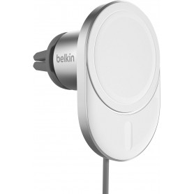 Belkin WIC008BTGR Wireless Car Charger with Official MagSafe Charging 15W