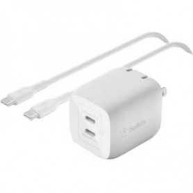 Belkin WCH011DQ2MWH-B6 45W Dual USB-C Gan Charger with Cable