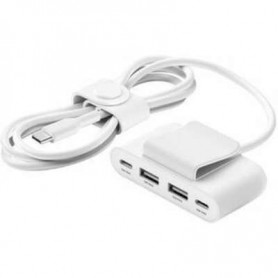 Belkin BUZ001TT2MWHB7 BoostCharge 4-Port-USB Power Extender  White