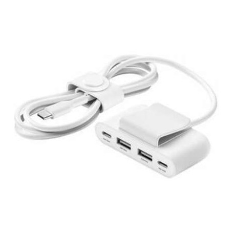 Belkin BUZ001TT2MWHB7 BoostCharge 4-Port-USB Power Extender  White