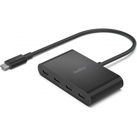 Belkin AVC018BTBK Connect USB-C to 4-Port USB-C Hub, Multiport Adapter Dongle