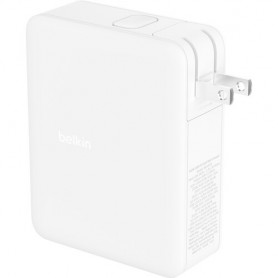 Belkin WCH014DQWH BoostCharge Pro 140W 4-Port GaN USB Wall Charger