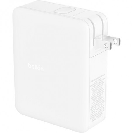 Belkin WCH014DQWH BoostCharge Pro 140W 4-Port GaN USB Wall Charger