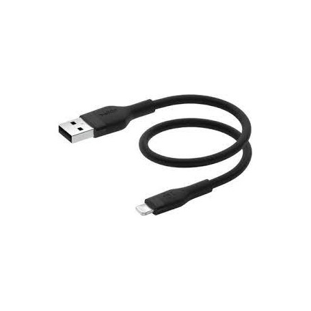 Belkin CAB008BT0MBK-TL USB-A to USB-C, Silicone, 6" Black