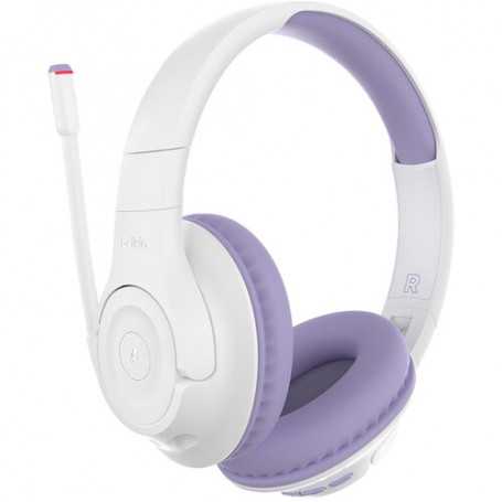 Belkin AUD006BTLV SoundForm Inspire Wireless Over-Ear Headset for Kids (Lavender)