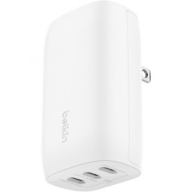 Belkin WCC002DQWH BoostCharge 67W 3-Port USB-C PPS/PD Wall Charger