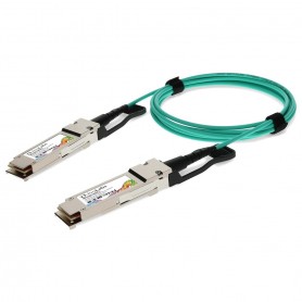 NVIDIA Mellanox MFS1S00-H050E Compatible TAA Compliant 200GBase-AOC QSFP56 Active Optical Cable (850nm, MMF, 50m)