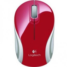 Logitech 910-002727 M187 Wireless Mini Mouse Red