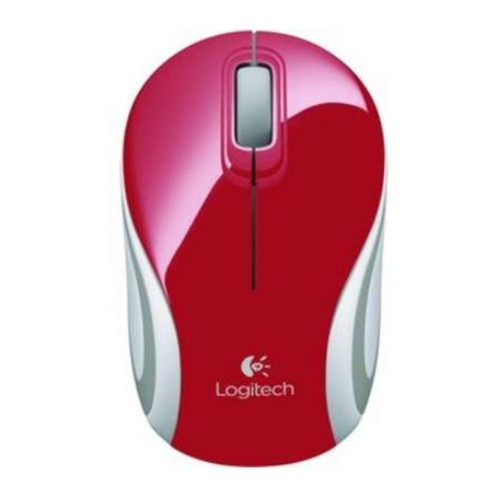 Logitech 910-002727 M187 Wireless Mini Mouse Red
