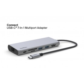 Belkin PVC002BTSGY USB-C 5-In-1 Multiport Adapter