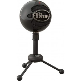 Blue 988-000069 Snowball USB Condenser Microphone with Accessory Pack (Gloss Black)