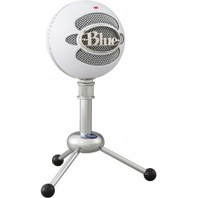 Logitech 988-000070 Blue Snowball iCE USB Condenser Microphone with Accessory Pack (White)