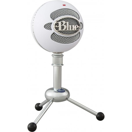 Logitech 988-000070 Blue Snowball iCE USB Condenser Microphone with Accessory Pack (White)