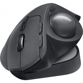 Logitech 910-005178 MX Ergo Plus Wireless Trackball Mouse, 2048 dpi Optical Sensor, 8 Buttons