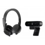 Logitech 991-000308 UC ZONE Wireless Headset + Brio webcam