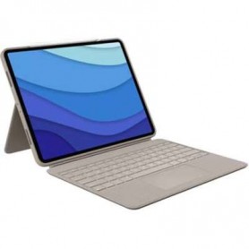 Logitech 920-010119 Combo Touch Keyboard Case with Trackpad Sand for iPad Pro 12.9-inch 5th gen