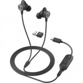 Logitech 981-001012 Zone Wired Earbuds UC Graphite