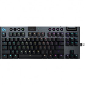 Logitech 920-009495 G G915 TKL LIGHTSPEED Wireless RGB Mechanical Gaming Keyboard (Carbon, GL Tactile)