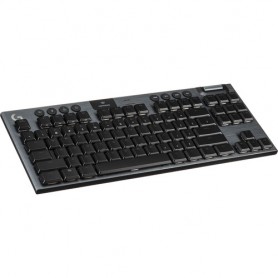 Logitech 920-009529 G G915 TKL LIGHTSPEED Wireless RGB Mechanical Gaming Keyboard (Carbon, GL Clicky)