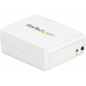 1 Port USB Wireless N Network Print Server with 10/100 Mbps Ethernet Port - 802.11 b/g/n