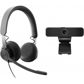 Logitech 991-000340 Zone Wired Teams- C925E Bundle