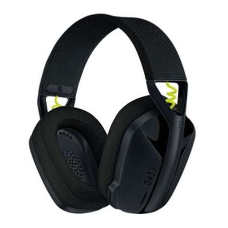 Logitech 981-001049 G435 Ultra-light Wireless Bluetooth Gaming Headset Black and Neon Yellow