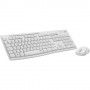Logitech 920-009783 MK295 Silent Wireless Keyboard & Mouse Combo (Off-White)