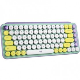 Logitech 920-010708 Pop Keys Wireless Mech Keyboard Daydream Mint with Emoji Keys