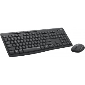 Logitech 920-009782 MK295 Silent Wireless Keyboard & Mouse Combo Graphite