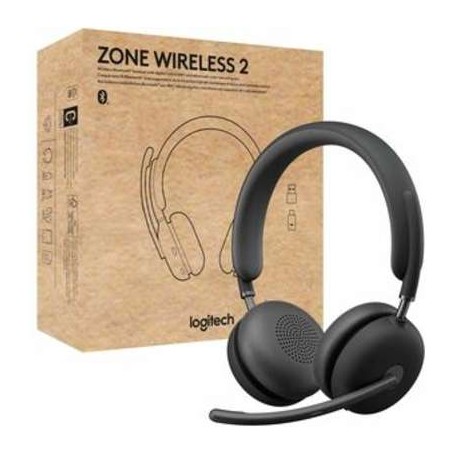 Logitech 981-001310 Zone Wireless 2 UC Graphite