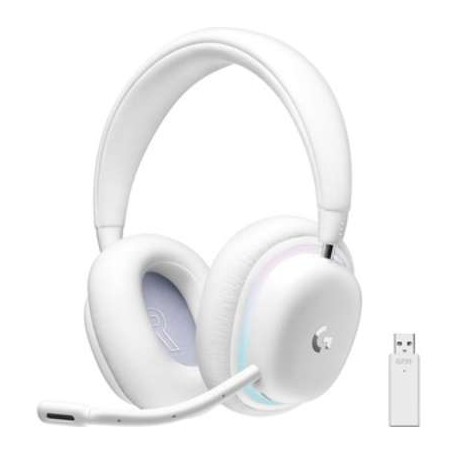Logitech 981-001082 G G735 Wireless RGB Gaming Headset (White Mist)