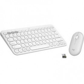 Logitech 920-012198 Pebble 2 Wireless Combo White