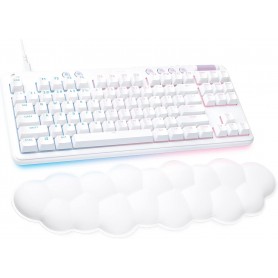 Logitech 920-010670 G713 Mechanical Gaming Keyboard (White Mist, GX Red Switches)