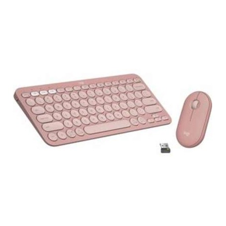 Logitech 920-012199 Pebble 2 Wireless Combo Rose