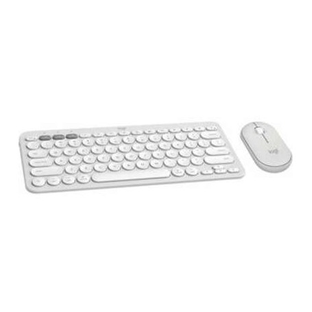 Logitech 920-012201 Pebble 2 Combo MK for Mac Tonal White