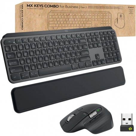 Logitech 920-010923 MX Keys Combo for Business Keyboard & Mouse