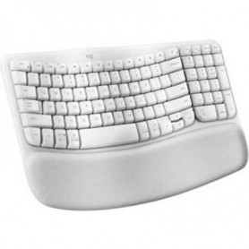 Logitech 920-012275 Wireless Wavekeys Keyboard White