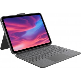 Logitech 920-011433 Combo Touch Backlit Keyboard Case for Apple 10.9" iPad 10th Gen (Oxford Gray)