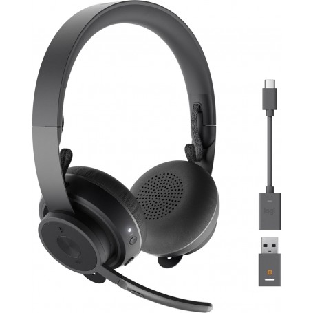 Logitech 981-001100 Zone 900 Noise-Canceling Wireless On-Ear Stereo Headset (Retail Packaging)