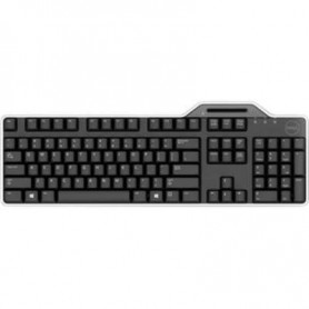 Dell KB813-BK-US KB813 Wired Keyboard with Smart Card Reader (Black and SIlver)