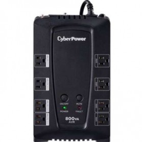CyberPower CP800AVR 800VA/450W LINE INTERACTIVE UPS 8 x NEMA 5-15R Outlets NEMA 5-15P Plug 3-Year
