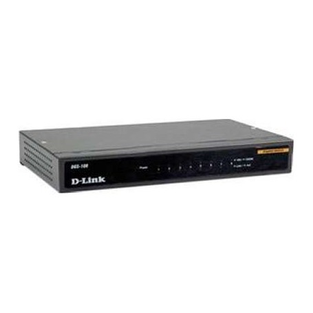 D-Link DGS-108 Systems 8-Port Unmanaged Gigabit Desktop Switch