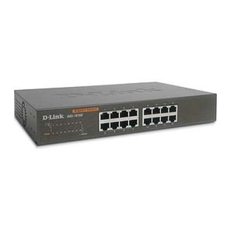 D-Link DGS-1016D Systems 16-Port Unmanged Copper Gigabit Rackmount/Desktop Switch