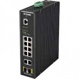 D-Link DIS-200G-12PSW 12Port Gigabit Smart Managed Industrial PoE Switch Wide Temp