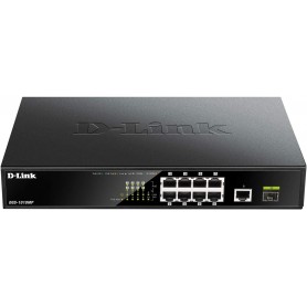 D-Link DGS-1010MP Systems 10-Port Gigabit Unmanaged Switch with 8 PoE Ports