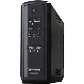 CyberPower CP1500PFCLCDTAA PFC Sinewave UPS System, 1500VA/1000W