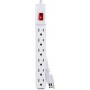 CyberPower GS60304 6-Outlet Power Strip (White)